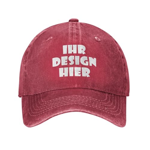 Tingwei personalisiert Cap personalisierte Basecap personalisierte Baseballkappe personalisiertes Cap Text Cap selbst gestalten mit Foto/Namen, personalisierte Baseballkappe für Männer & Frauen von Tingwei