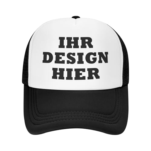 Tingwei personalisiert Cap personalisierte Basecap personalisierte Baseballkappe personalisiertes Cap Text- Foto –Cap selbst gestalten gestalten Trucker-Kappe, Mesh-Kappe für Männer & Frauen von Tingwei