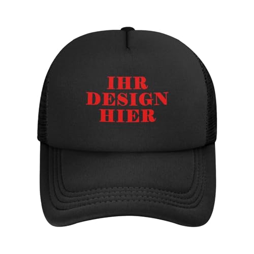 Tingwei personalisiert Cap personalisierte Basecap personalisierte Baseballkappe personalisiertes Cap mit Foto/Logo/Text Cap selbst gestalten,personalisiert Klassische Trucker-Kappe für Männer Frauen von Tingwei