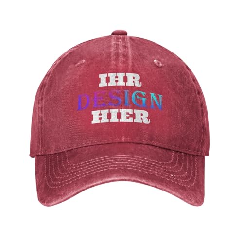 Tingwei personalisiert Cap personalisierte Basecap personalisierte Baseballkappe personalisiertes Cap mit Foto/Logo/Text Cap selbst gestalten,personalisiert Klassische Trucker-Kappe für Männer Frauen von Tingwei