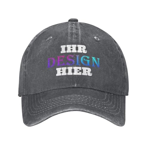 Tingwei personalisiert Cap personalisierte Basecap personalisierte Baseballkappe personalisiertes Cap mit Foto/Logo/Text Cap selbst gestalten,personalisiert Klassische Trucker-Kappe für Männer Frauen von Tingwei