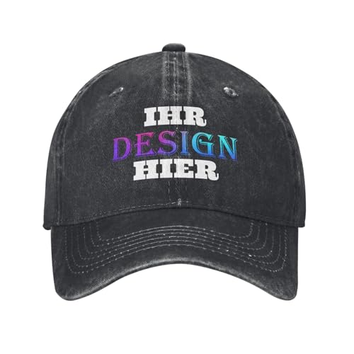 Tingwei personalisiert Cap personalisierte Basecap personalisierte Baseballkappe personalisiertes Cap mit Foto/Logo/Text Cap selbst gestalten,personalisiert Klassische Trucker-Kappe für Männer Frauen von Tingwei
