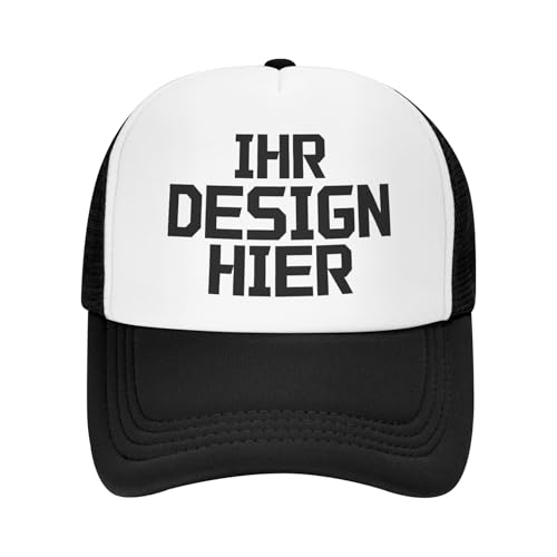 Tingwei personalisiert Cap personalisierte Basecap personalisierte Baseballkappe personalisiertes Cap mit Foto/Logo/Text Cap selbst gestalten Trucker-Caps für Männer & Frauen in großen Mengen von Tingwei