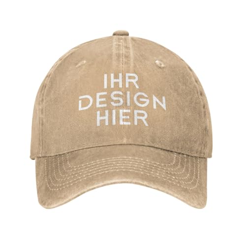 Tingwei personalisiert Cap personalisierte Basecap personalisierte Baseballkappe personalisiertes Cap mit Foto/Logo/Text Cap selbst gestalten Trucker-Caps für Männer & Frauen in großen Mengen von Tingwei