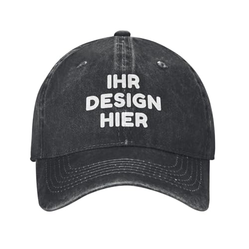 Tingwei personalisiert Cap personalisierte Basecap personalisierte Baseballkappe personalisiertes Cap mit Foto/Logo/Text gestalten Cap selbst gestalten mit Ihrem Logo,Unisex-Trucker-Kappe von Tingwei