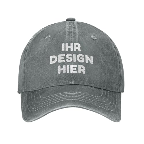 Tingwei personalisiert Cap personalisierte Basecap personalisierte Baseballkappe personalisiertes Cap mit Foto/Logo/Text gestalten Cap selbst gestalten mit Ihrem Logo,Unisex-Trucker-Kappe von Tingwei