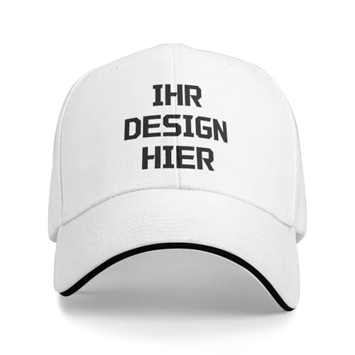 Tingwei personalisiert Cap personalisierte Basecap personalisierte Baseballkappe personalisiertes Cap mit Foto–Cap selbst gestalten mit Ihrem Logo, Unisex-Trucker-Kappe, personalisierte Mesh Cap von Tingwei