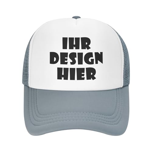 Tingwei personalisiert Cap personalisierte Basecap personalisierte Baseballkappe personalisiertes Cap mit Foto–Cap selbst gestalten mit Ihrem Logo, Unisex-Trucker-Kappe, personalisierte Mesh Cap von Tingwei