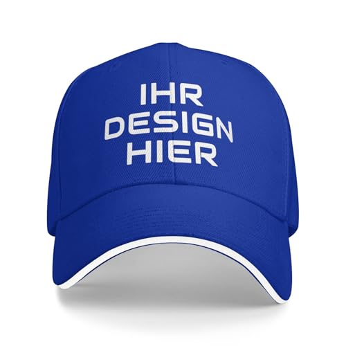 Tingwei personalisiert Cap personalisierte Basecap personalisierte Baseballkappe personalisiertes Cap mit Foto–Cap selbst gestalten mit Ihrem Logo, Unisex-Trucker-Kappe, personalisierte Mesh Cap von Tingwei