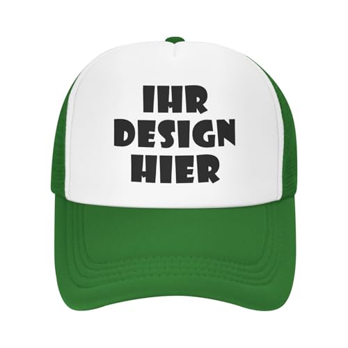 Tingwei personalisiert Cap personalisierte Basecap personalisierte Baseballkappe personalisiertes Cap mit Foto–Cap selbst gestalten mit Ihrem Logo, Unisex-Trucker-Kappe, personalisierte Mesh Cap von Tingwei