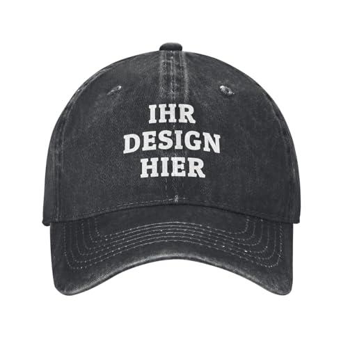 Tingwei personalisiert Cap personalisierte Basecap personalisierte Baseballkappe personalisiertes Cap mit Foto–Cap selbst gestalten mit Ihrem Logo, Unisex-Trucker-Kappe, personalisierte Mesh Cap von Tingwei