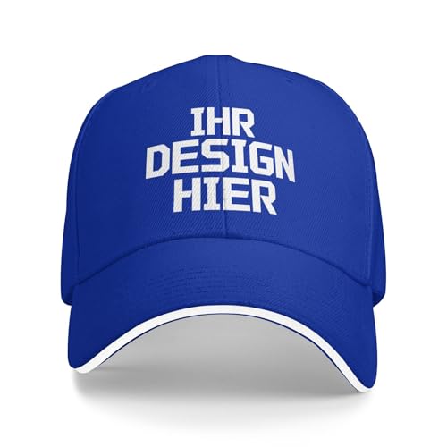 Tingwei personalisiert Cap personalisierte Basecap personalisierte Cap mit Foto/Logo/Text Cap selbst gestalten Mesh-Trucker-Kappe, verstellbare Dad Cap gestalten für Männer & Frauen von Tingwei
