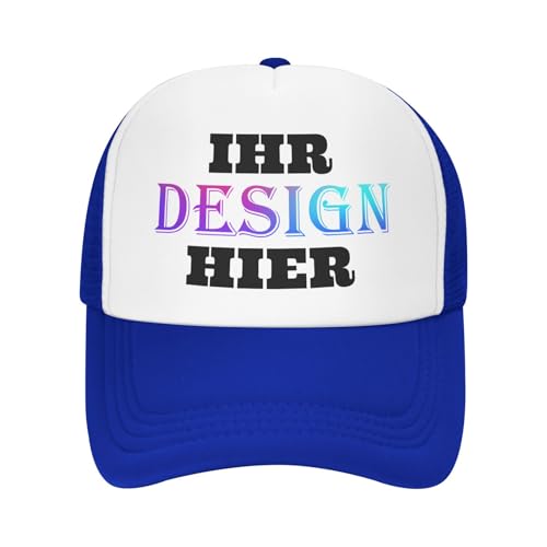 Tingwei personalisiert Cap personalisierte Basecap personalisiertes Cap mit Foto/Logo/Text Cap selbst gestalten für Männer&FrauenBaseballkappe, verstellbare Trucker-Kappe aus Baumwolle,Unisex-Dad-Hut von Tingwei