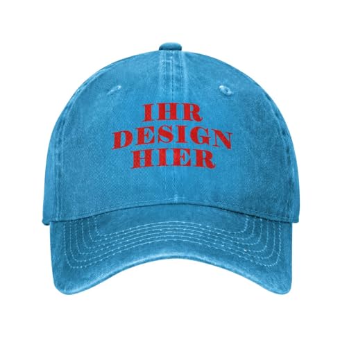 Tingwei personalisiert Cap personalisierte Basecap personalisiertes Cap mit Foto/Logo/Text gestalten Cap selbst gestalten Basecap,verstellbare Trucker-Kappe, lässige Sonnenschild-Kappe als Geschenk von Tingwei