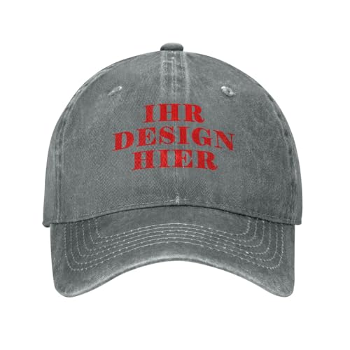 Tingwei personalisiert Cap personalisierte Basecap personalisiertes Cap mit Foto/Logo/Text gestalten Cap selbst gestalten Basecap,verstellbare Trucker-Kappe, lässige Sonnenschild-Kappe als Geschenk von Tingwei