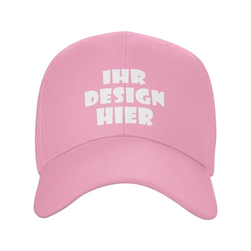 Tingwei personalisiert Cap personalisierte Basecap personalisiertes Cap mit Foto/Logo/Text selbst gestalten für Männer&Frauen Baseballkappe, verstellbare Trucker-Kappe aus Baumwolle,Unisex-Dad-Hut von Tingwei