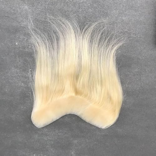 Tingyilan Herren Haaransatz Toupet Blond Front Haarausfall Dünner Werdendes Haar in Der Stirn Echtes Echthaar Weiche Dünne Haut Haarteile Haarersatzsystem,Gold,6inch Tingyilan Herren Haaransatz Toupet Blond Front Haarausfall Dünner Werdendes Haar in Der Stirn Echtes Echthaar Weiche Dünne Haut Haarteile Haarersatzsystem,Gold,6inch von Tingyilan