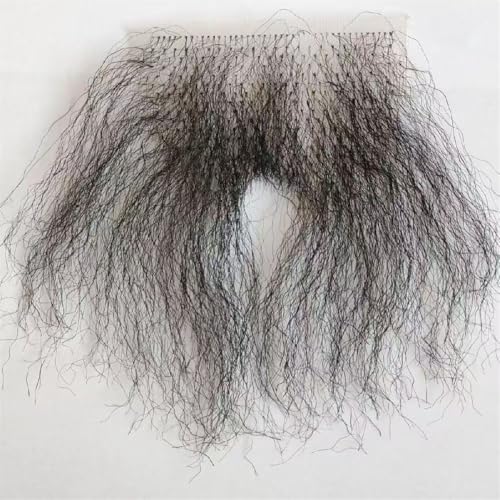 Tingyilan Lange weiche gefälschte Schamhaare Männer Frauen atmungsaktive klebende synthetische gefälschte private Haaraccessoires für Puppe gegabelte gefälschte Schnurrbartperücke,Schwarz,One Size Tingyilan Lange weiche gefälschte Schamhaare Männer Frauen atmungsaktive klebende synthetische gefälschte private Haaraccessoires für Puppe gegabelte gefälschte Schnurrbartperücke,Schwarz,One Size von Tingyilan