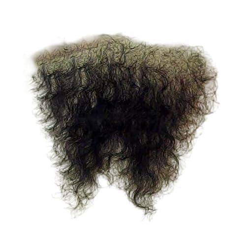 Tingyilan Simuliert weibliche Schamhaarflecken unsichtbare realistische natürliche gefälschte private Körperbehaarung - Achselhöhle, Brust, Schnurrbart für Männer Frauen,Schwarz,One Size von Tingyilan