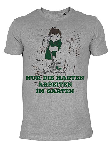 Gärtner Motiv T-Shirt, Garten Sprüche Shirt Hobbygärtner : Gärtner mit Leib und Seele - Schrebergarten, Blumengarten, Kräutergarten Tshirt Mann/Frau Gr: XXL von Tini - Shirts