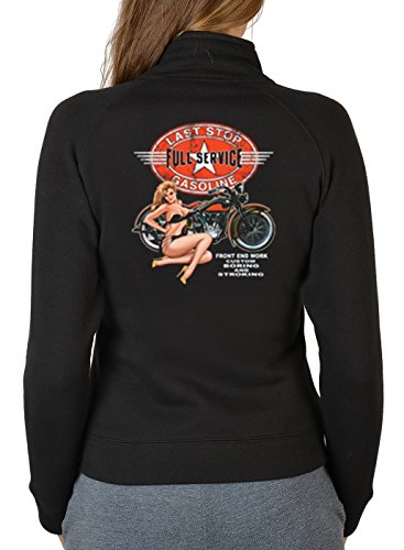 Tini - Shirts Biker Tankstelle Benzin Motorrad Motiv Zip Sweater Damen : Full Service - Motiv Zip Sweatshirt Motorradfahrer/Motorrad Sweatjacke Frau Gr: XXL Tini - Shirts Biker Tankstelle Benzin Motorrad Motiv Zip Sweater Damen : Full Service - Motiv Zip Sweatshirt Motorradfahrer/Motorrad Sweatjacke Frau Gr: XXL von Tini - Shirts