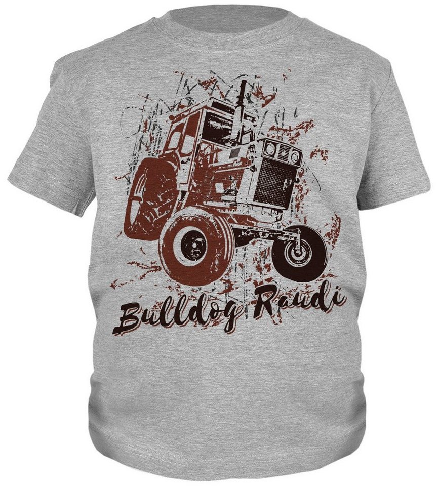 Tini - Shirts Print-Shirt Traktor Motiv Kindershirt Kinder T-Shirt Bulldog / Oldtimer : Bulldog Raudi von Tini - Shirts