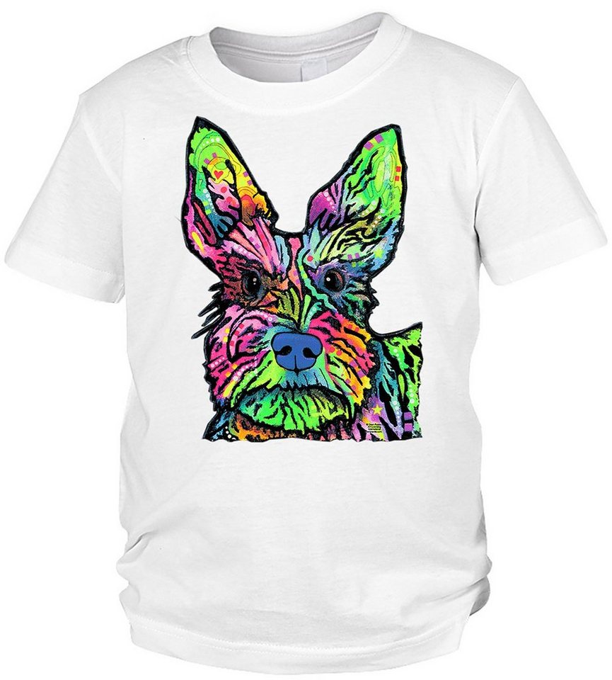 Tini - Shirts T-Shirt Süßer lustiger Hund Motiv Kinder T-Shirt buntes Hundemotiv Shirt : Stella von Tini - Shirts