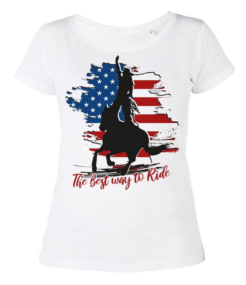 Tini - Shirts T-Shirt Trickriding Trickreiter Motiv Shirt Damen Trickriding Motiv Damen Shirt : The Best way to Ride von Tini - Shirts