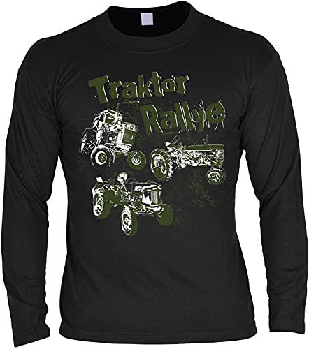 Tini - Shirts Traktor Langarmshirt Mann - Langarm Herrenshirt : Traktor Rallye - Herren Longsleeve Landwirtschaft/Bauer Gr: M von Tini - Shirts