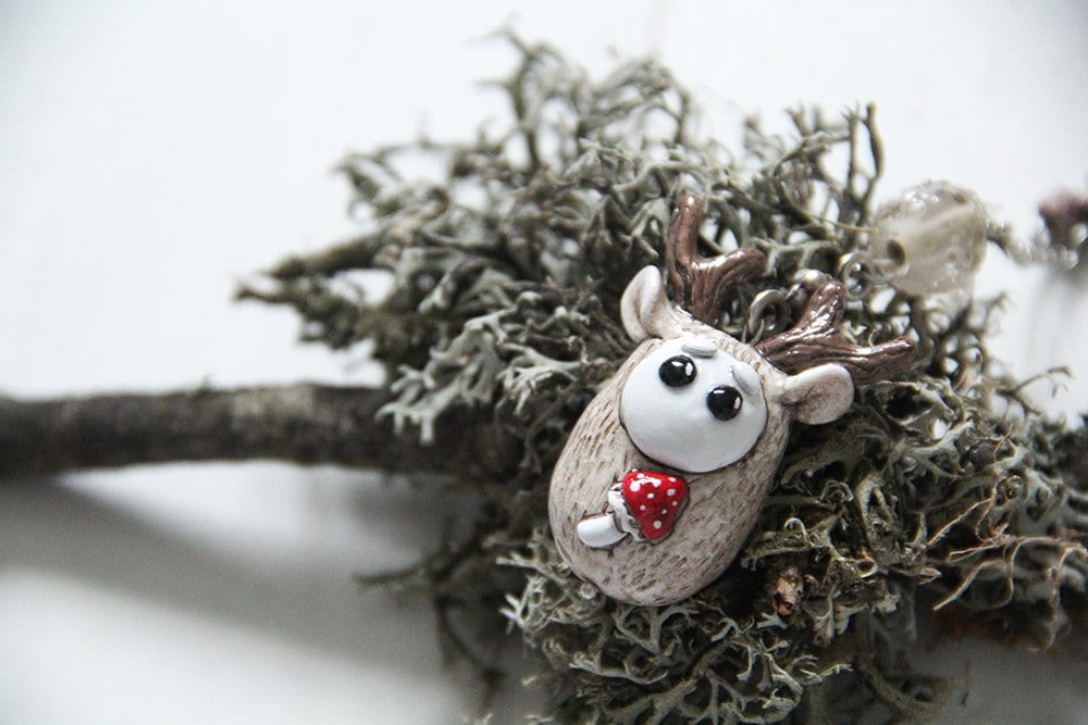 Fliegenpilz Halskette Aus Fimo Kawaii Waldgeist Fliegenpilz Halskette Aus Fimo Kawaii Waldgeist von TiniestSpirit