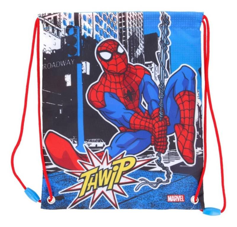Tinisu Turnbeutel Spiderman Turnbeutel Sporttasche Schule Umhängetasche von Tinisu