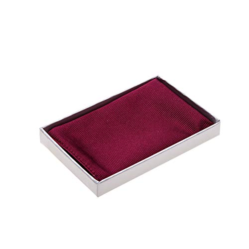 Tinitex Einstecktuch rot weinrot reine Seide 25x25cm einfarbig uni Tinitex Einstecktuch rot weinrot reine Seide 25x25cm einfarbig uni von Tinitex