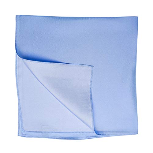 Tinitex Nickituch Seidentuch blau hellblau Twillseide 53x53cm von Tinitex