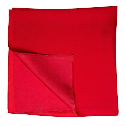 Tinitex Nickituch Seidentuch rot tiefrot Twillseide 53x53cm von Tinitex