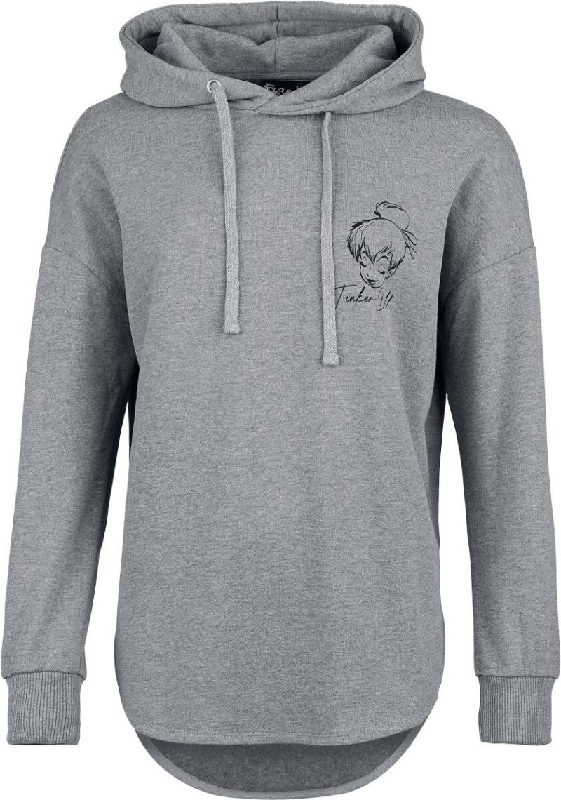 Tinker Bell - Disney Kapuzenpullover - Sketch - S bis 3XL - für Damen - Größe M - grau meliert  - EMP exklusives Merchandise! von Tinker Bell