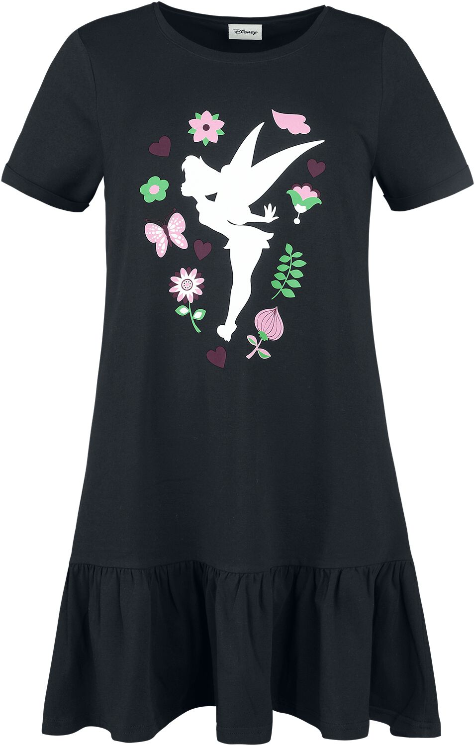 Peter Pan - Disney Kleid lang - Tinker Bell - Flower - S bis L - für Damen - Größe M - schwarz  - EMP exklusives Merchandise! von Peter Pan