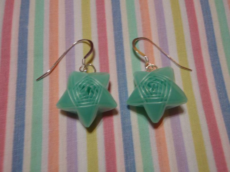 Türkis Strohstern Ohrringe von TinkerTurtles