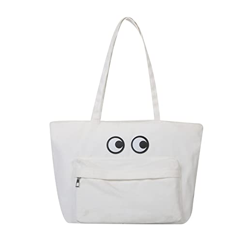 TintTower Frauen Cartoon Leinwand Schulter Einkaufstaschen Wiederverwendbare Casual Party Freien Weibliche Tasche Handtaschen Leinwand Schulter Tasche Für Männer von TintTower