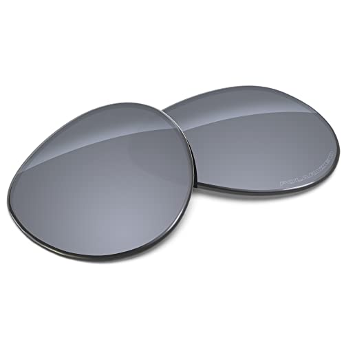 Tintart Performance Brillengläser kompatibel mit Oakley Elmont M polarisiert geätzt, Silber-Metallic – polarisiert, Einheitsgröße von Tintart
