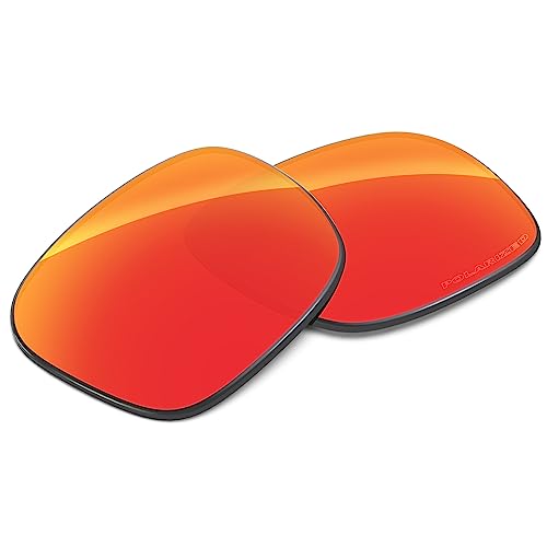Tintart Performance-Gl盲ser kompatibel mit Oakley Holbrook XL Polarized Etched-Fire Red von Tintart