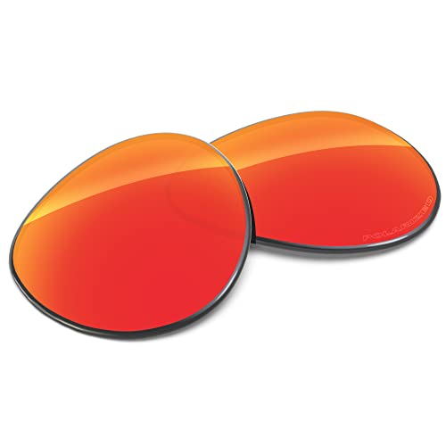 Tintart Performance-linsen kompatibel mit Oakley Dispatch 2 Polycarbonat Polarisiert Etched-Fire Red von Tintart