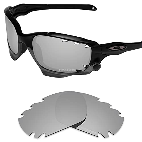 Tintart Performance-linsen kompatibel mit Oakley Jawbone Vented Polycarbonat Polarisiert Etched-Silver Metallic von Tintart