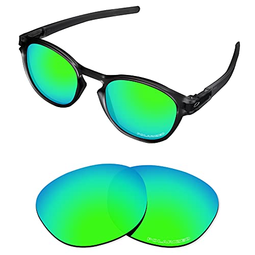 Tintart Performance-linsen kompatibel mit Oakley Latch Polycarbonat Polarisiert Etched-Smaragdgr眉n von Tintart