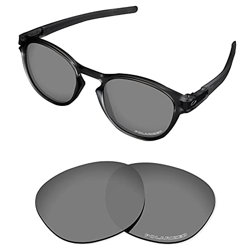 Tintart Performance-linsen kompatibel mit Oakley Latch Polycarbonat Polarisiert Etched-Sport Schwarz von Tintart