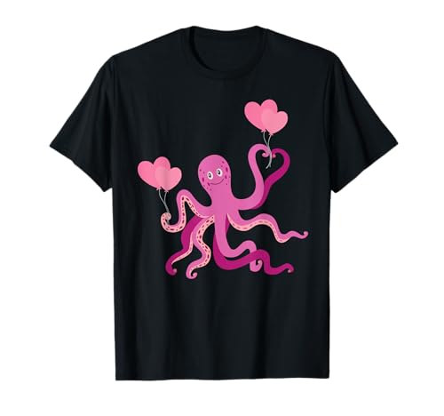 Tintenfisch I Oktopus Herz I Tentakel Meerestiere Kinder T-Shirt Tintenfisch I Oktopus Herz I Tentakel Meerestiere Kinder T-Shirt von Tintenfisch Oktopus Kraken Krake Meer Bekleidung