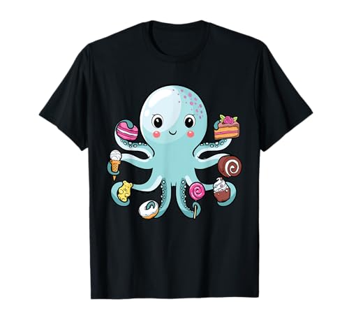 Tintenfisch I Oktopus Kuchen I Tentakel Meerestiere Kinder T-Shirt Tintenfisch I Oktopus Kuchen I Tentakel Meerestiere Kinder T-Shirt von Tintenfisch Oktopus Kraken Krake Meer Bekleidung