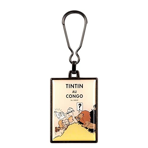 Moulinsart Metal Keyring The Adventures of Tintin (Tintin au Congo, Colorized) von Tintinimaginatio
