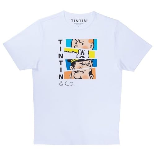 T-Shirt aus 100 % Baumwolle, Tintin & Co. Farbe: Weiß (2024), mehrfarbig, 10 Jahre von Tintinimaginatio