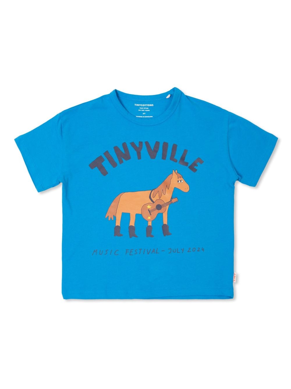 Tiny Cottons Festival T-Shirt - Blau von Tiny Cottons