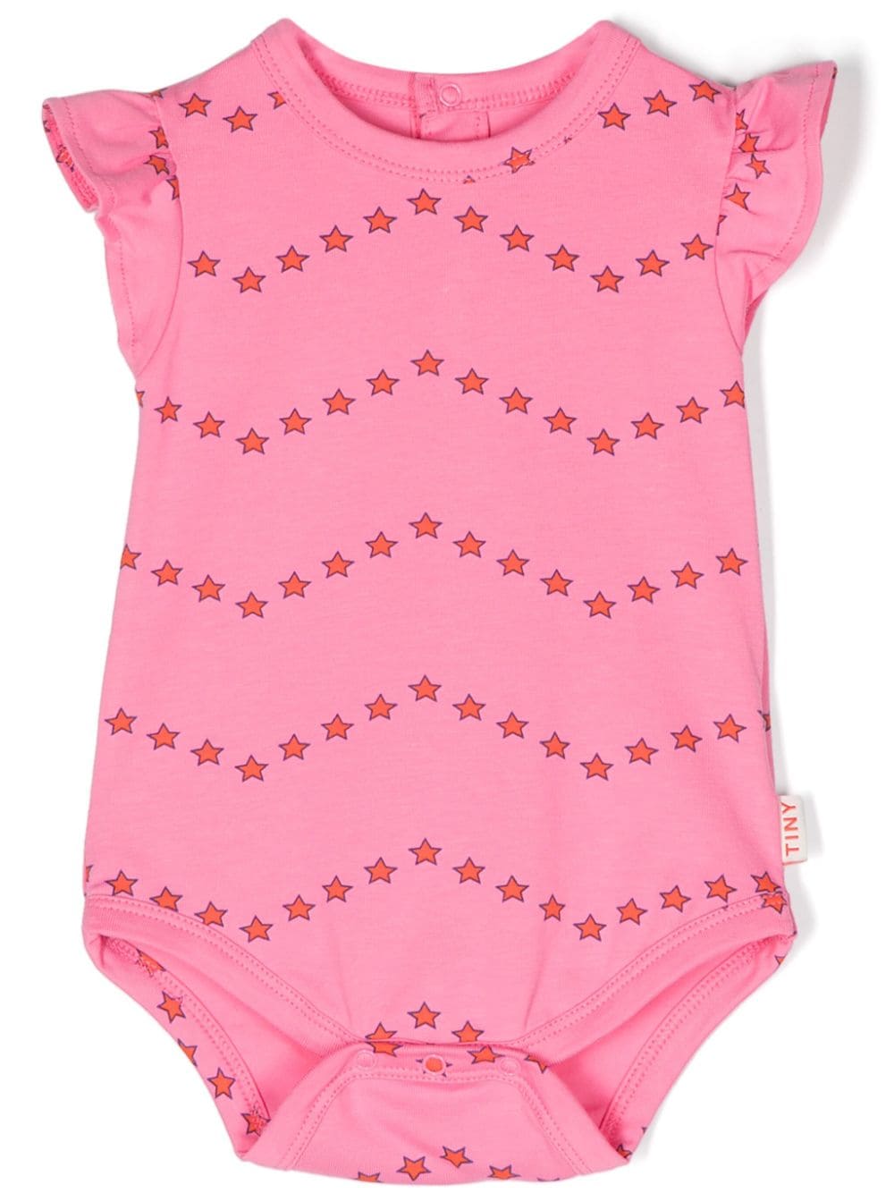 Tiny Cottons Body mit Sterne-Print - Rosa von Tiny Cottons